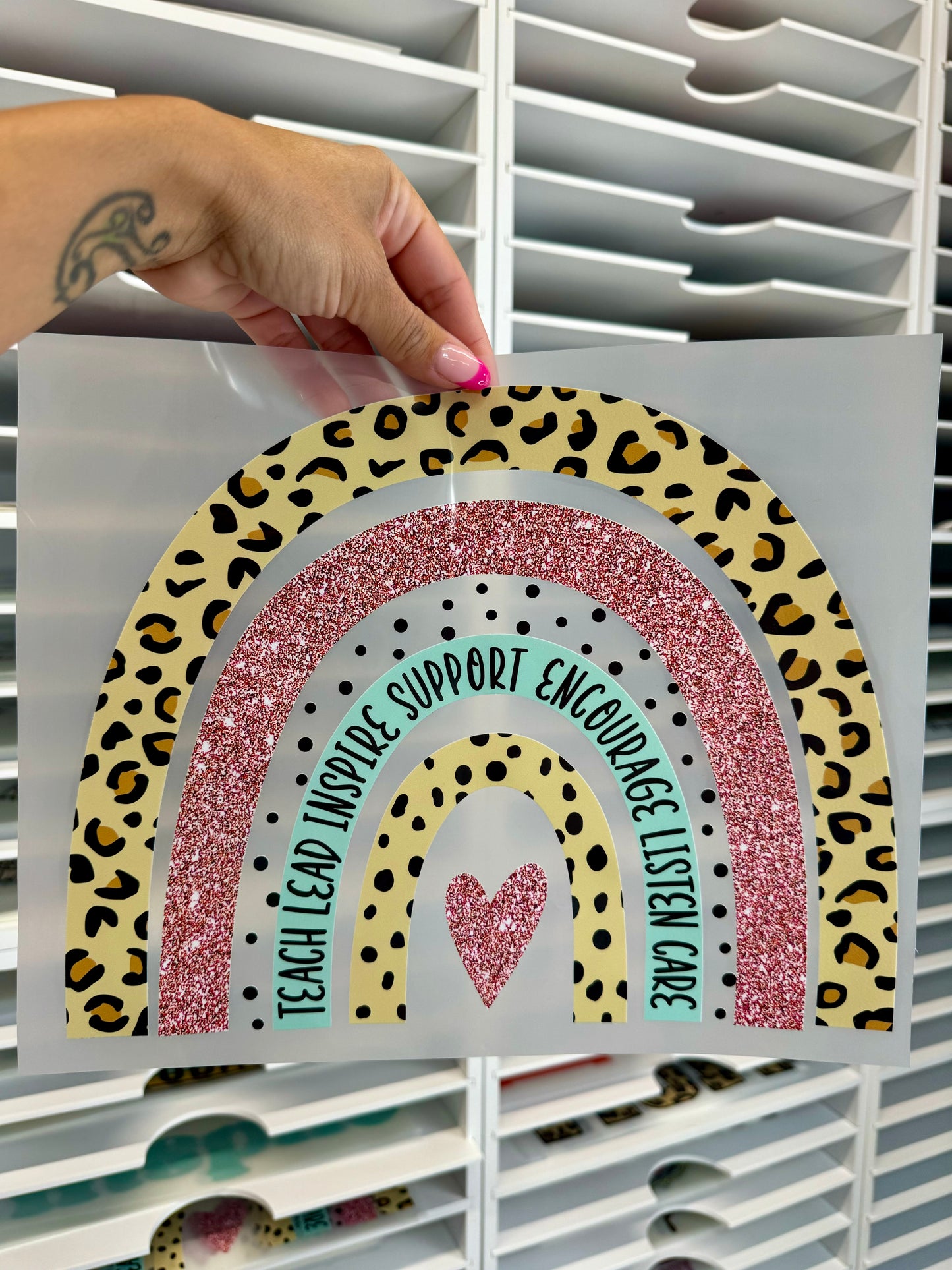 Teach Lead Inspire DTF Transfer