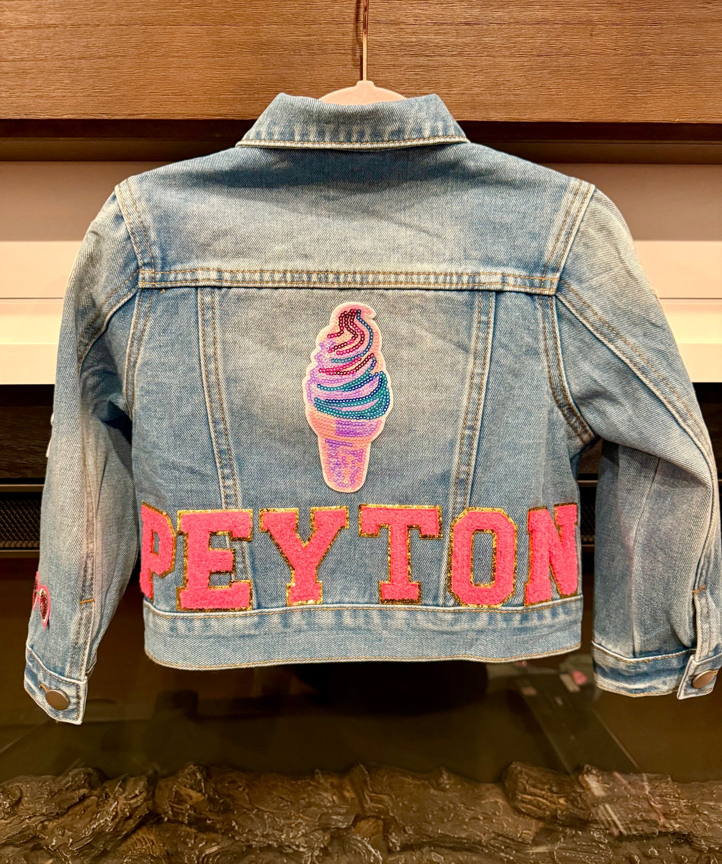 Custom Patch Jean Jacket
