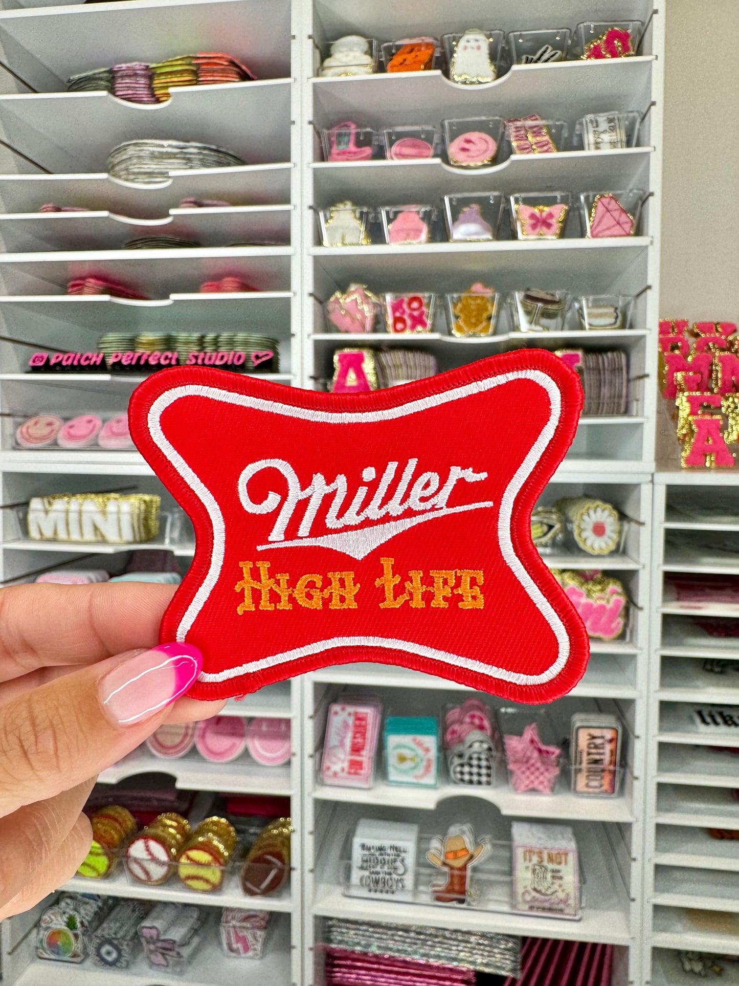 Miller High Life Embroidered Patch