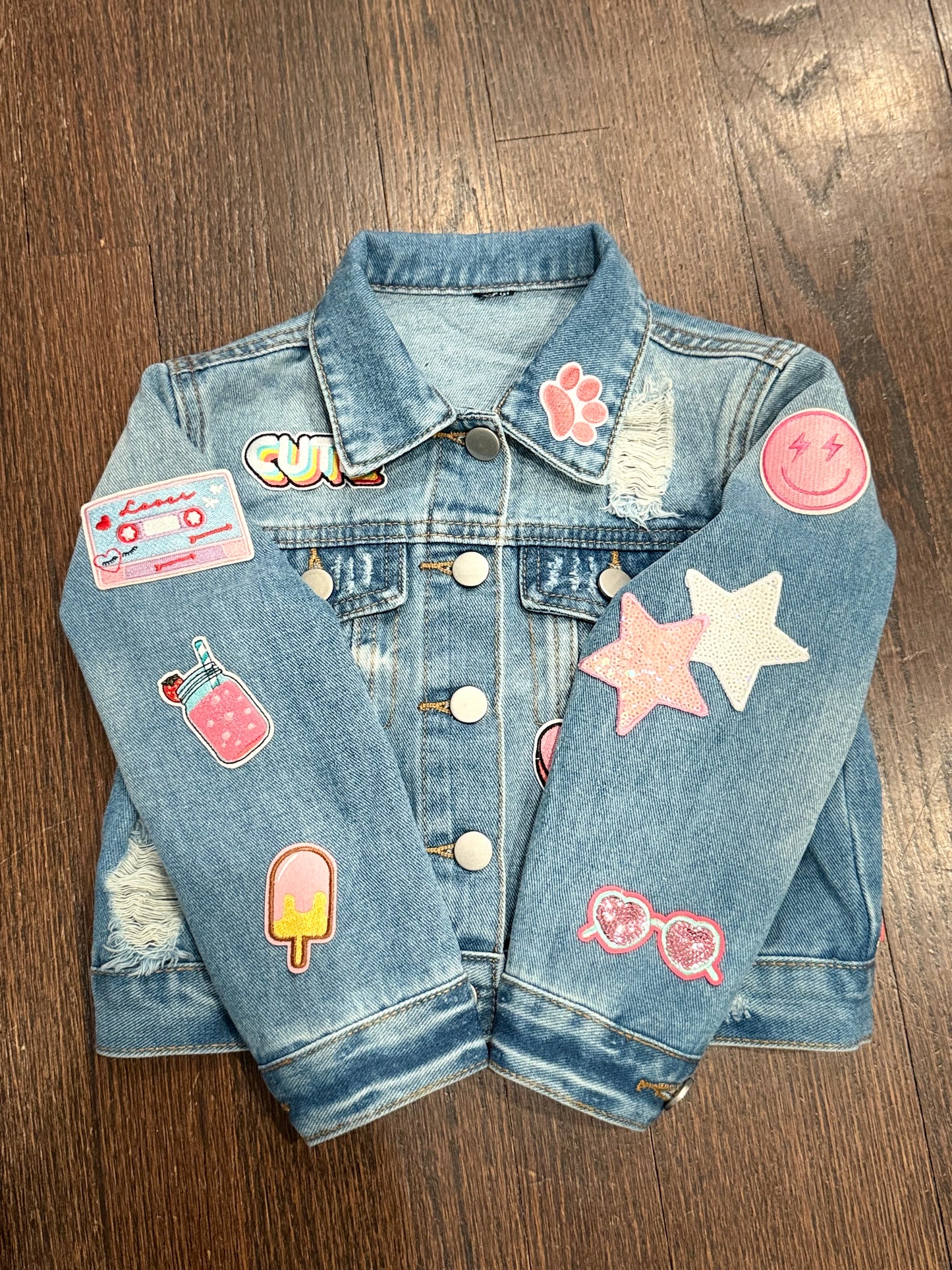 Custom Patch Jean Jacket