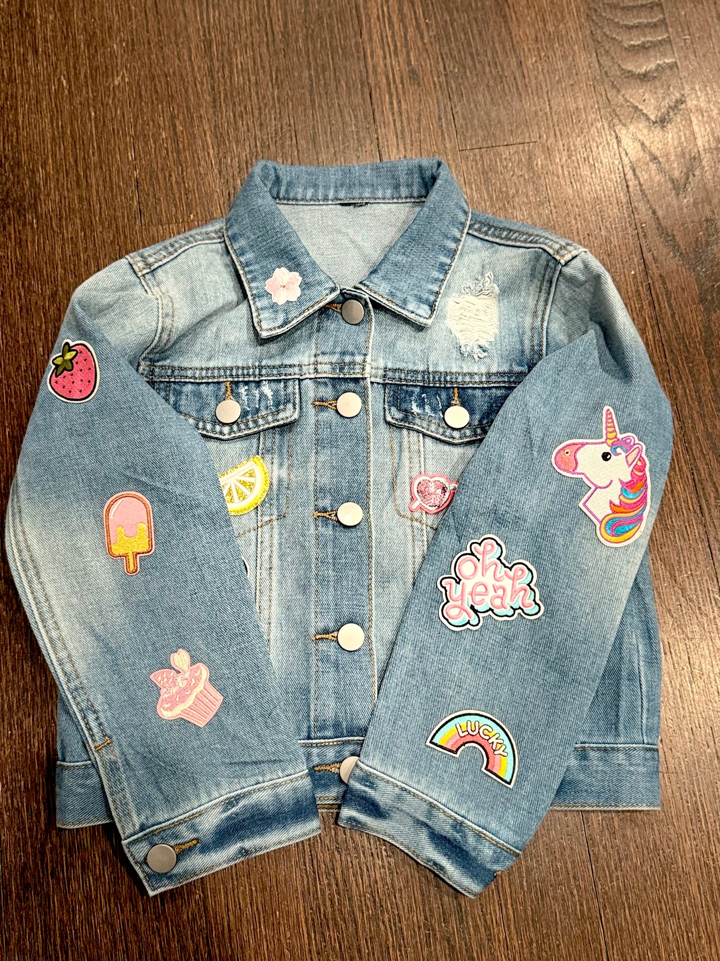 Custom Patch Jean Jacket