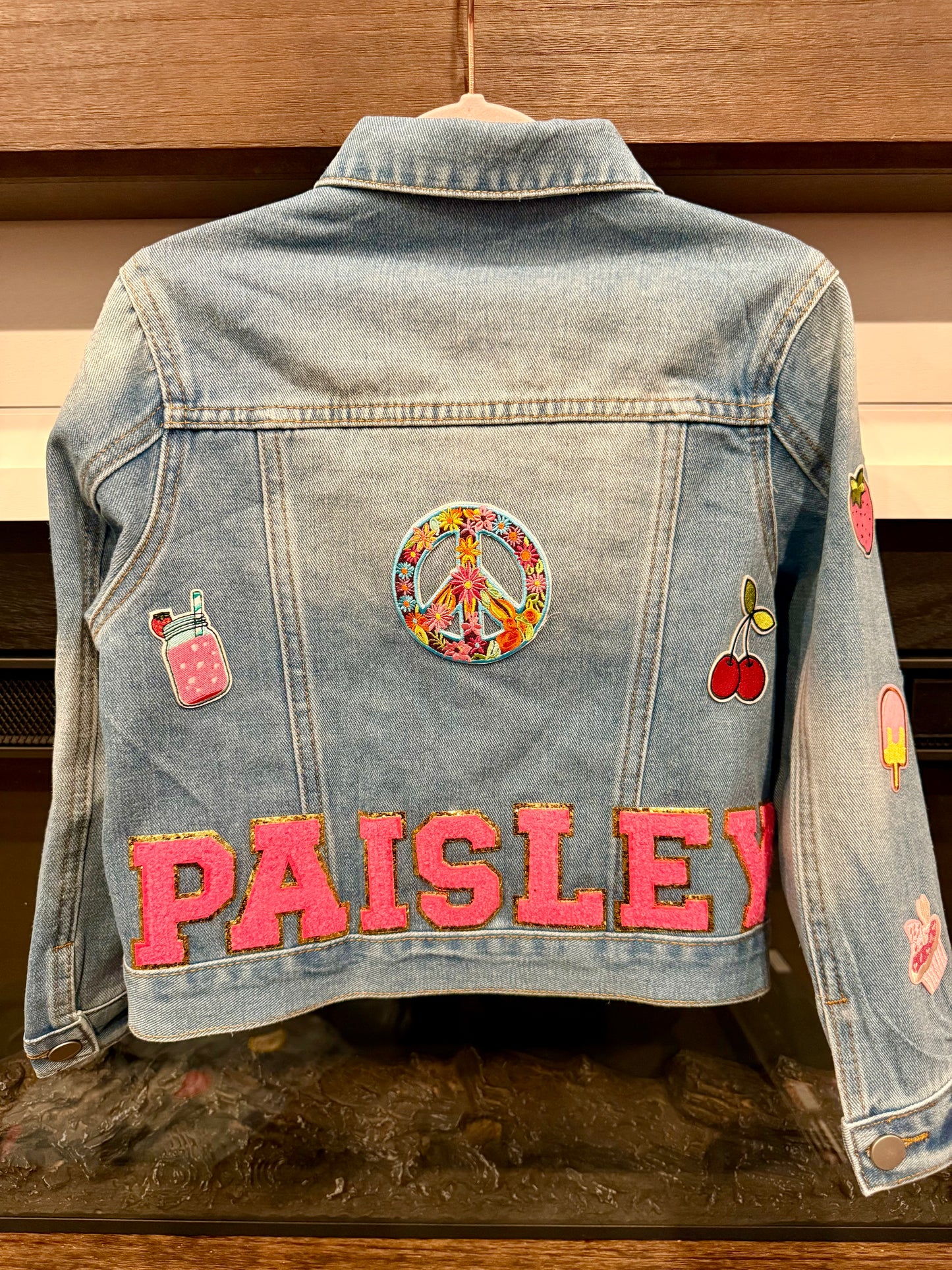 Custom Patch Jean Jacket