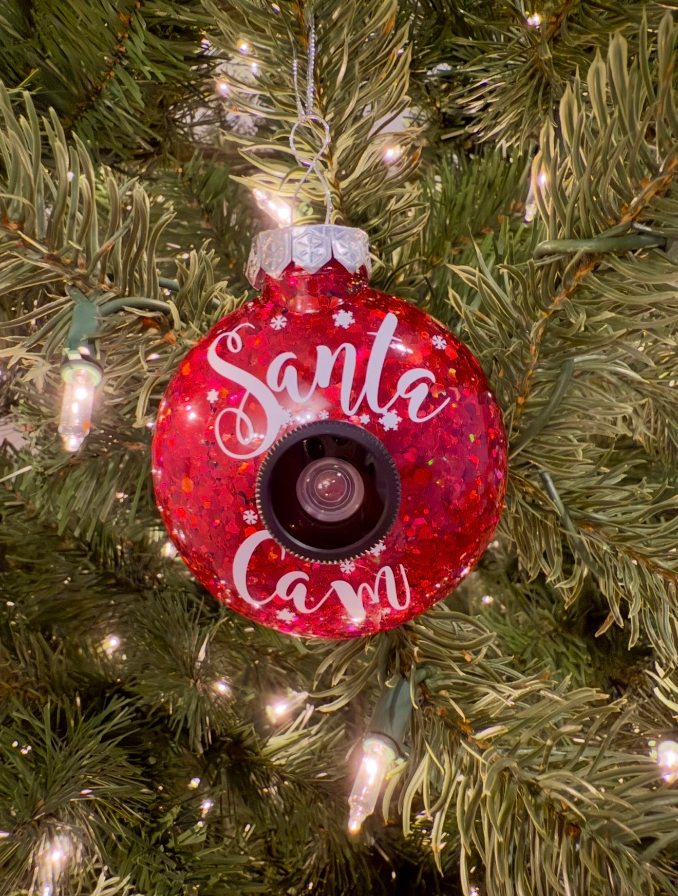 Santa Cam Shatter Proof Ornament