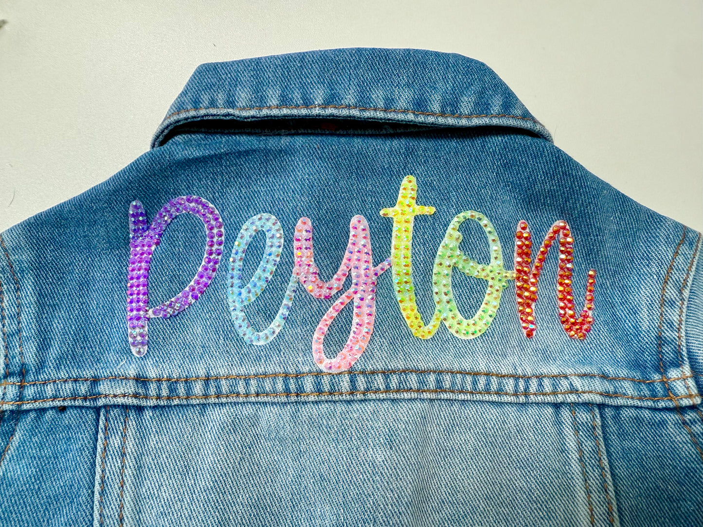 Personalized Kids Jean Jacket