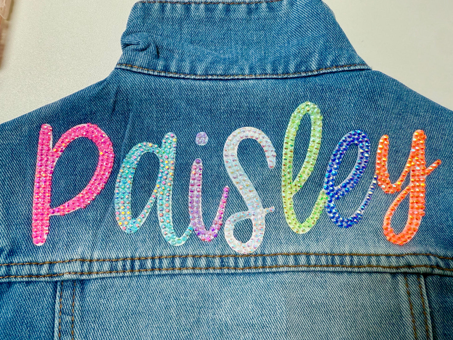 Personalized Kids Jean Jacket