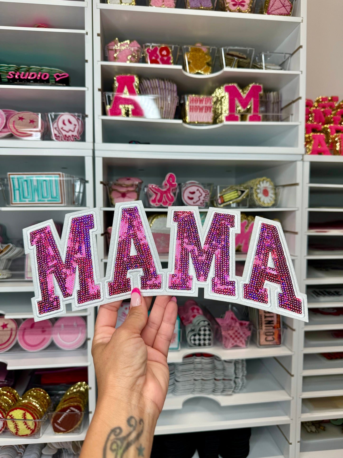 MAMA Sequin Patch