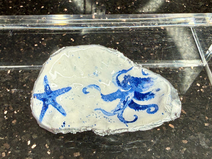 Sea Animal Oyster Shell Ring Dish