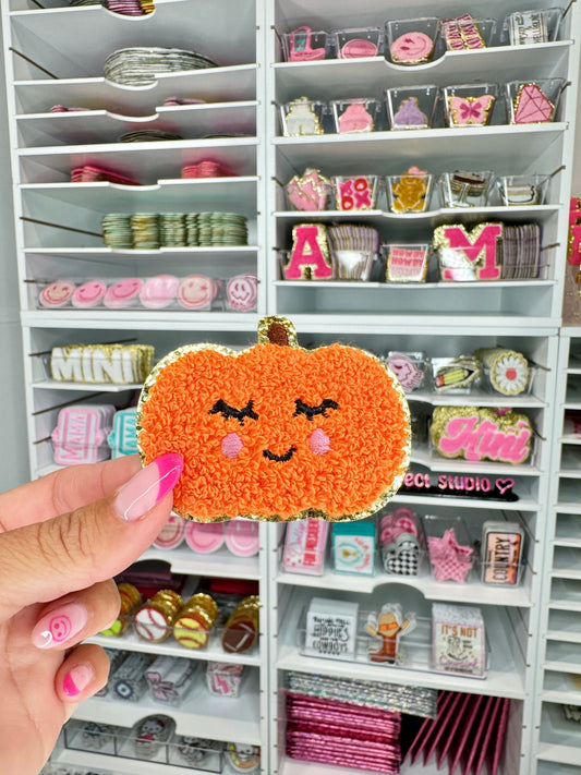 Pumpkin Chenille Patch