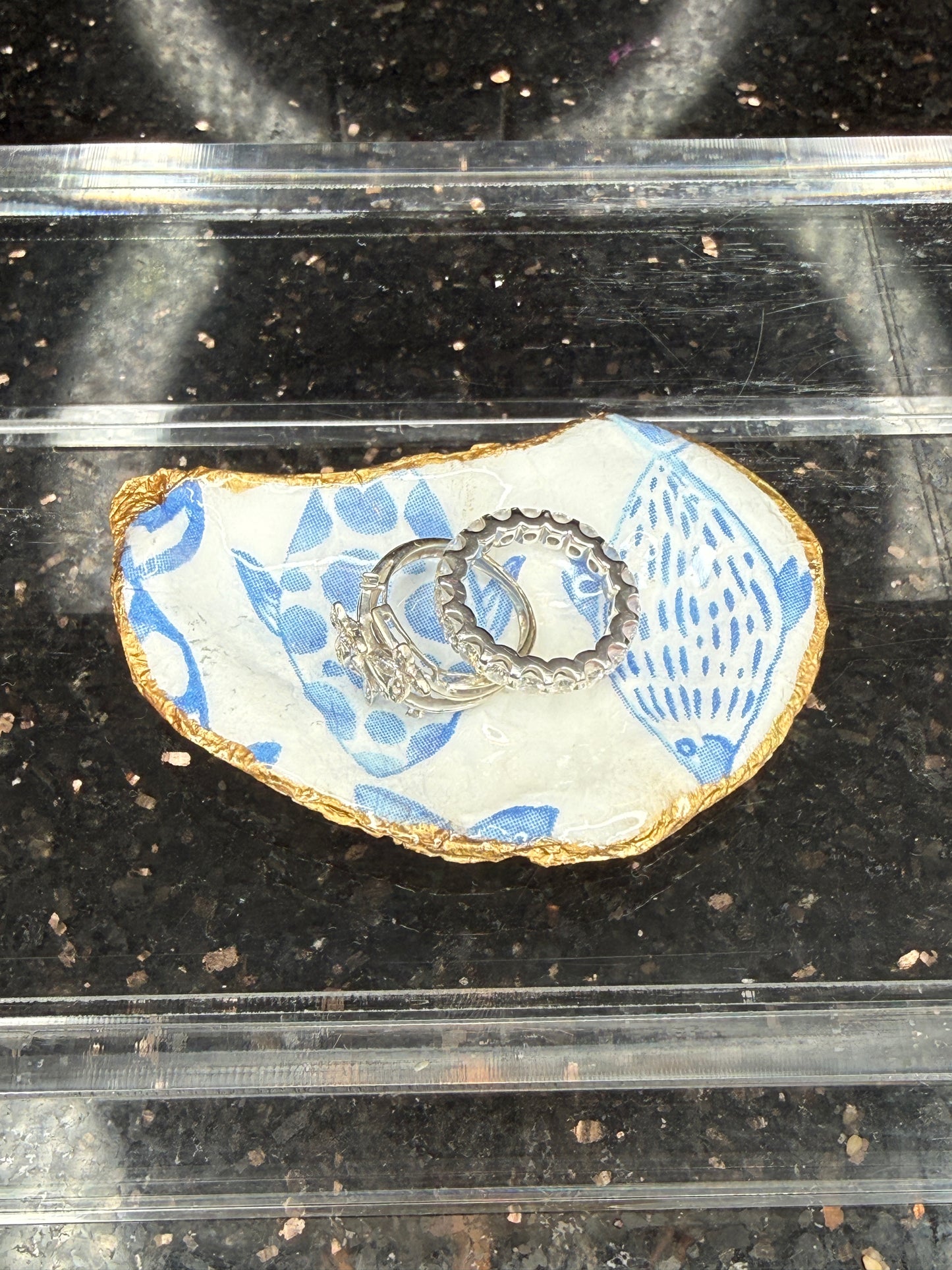 Fish Oyster Shell Ring Dish