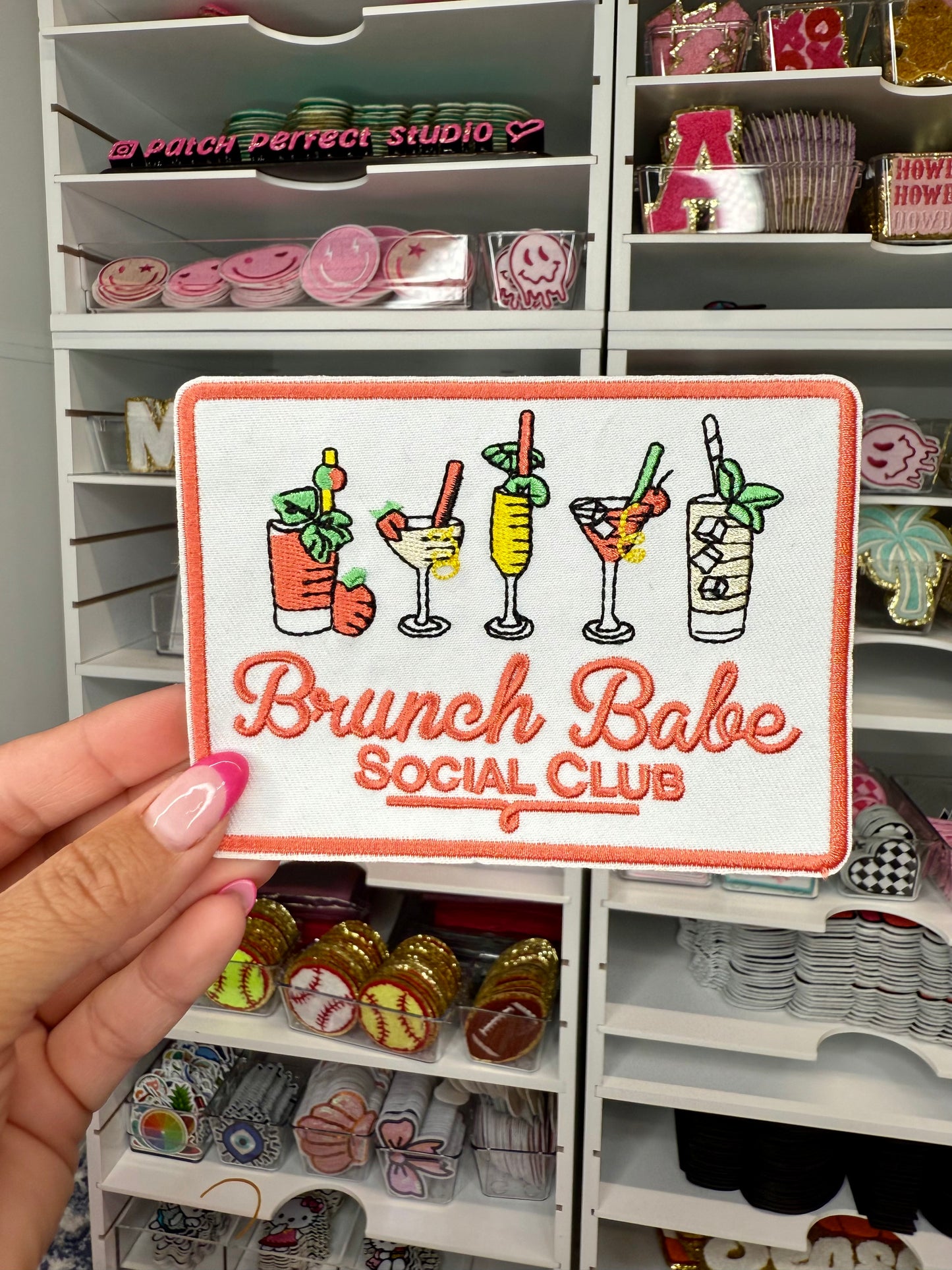 Brunch Babe Social Club Embroidered Patch