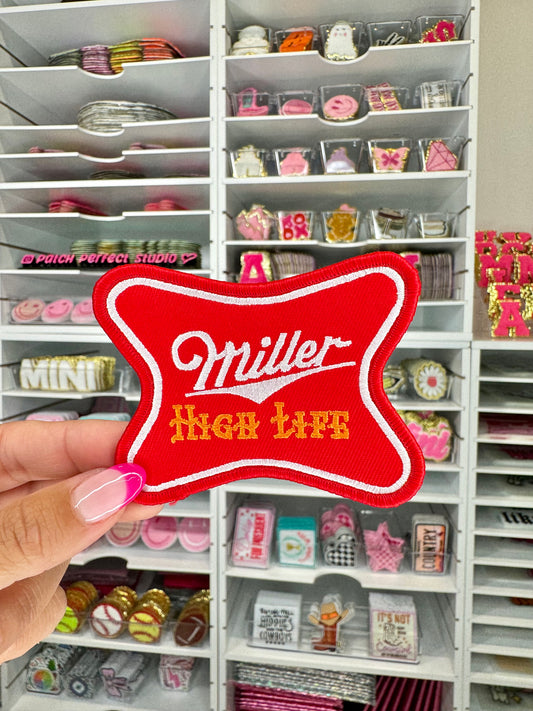 Miller High Life Embroidered Patch