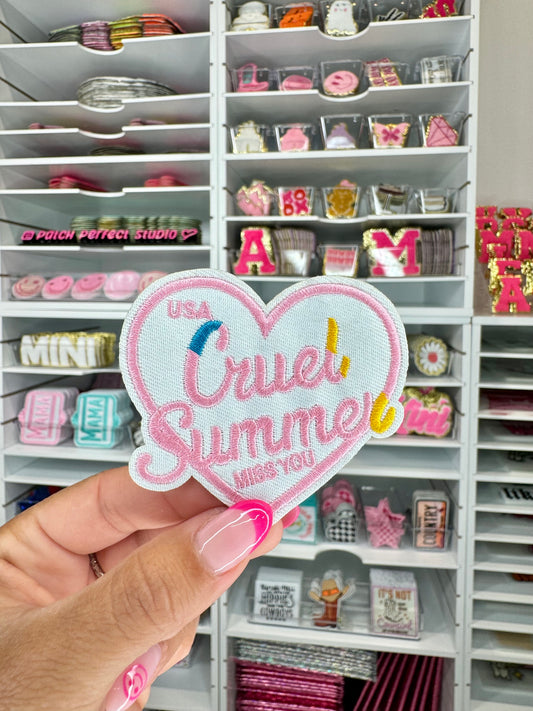 Cruel Summer Embroidered Patch