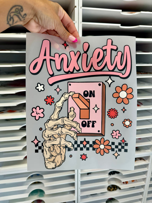 Anxiety DTF Transfer