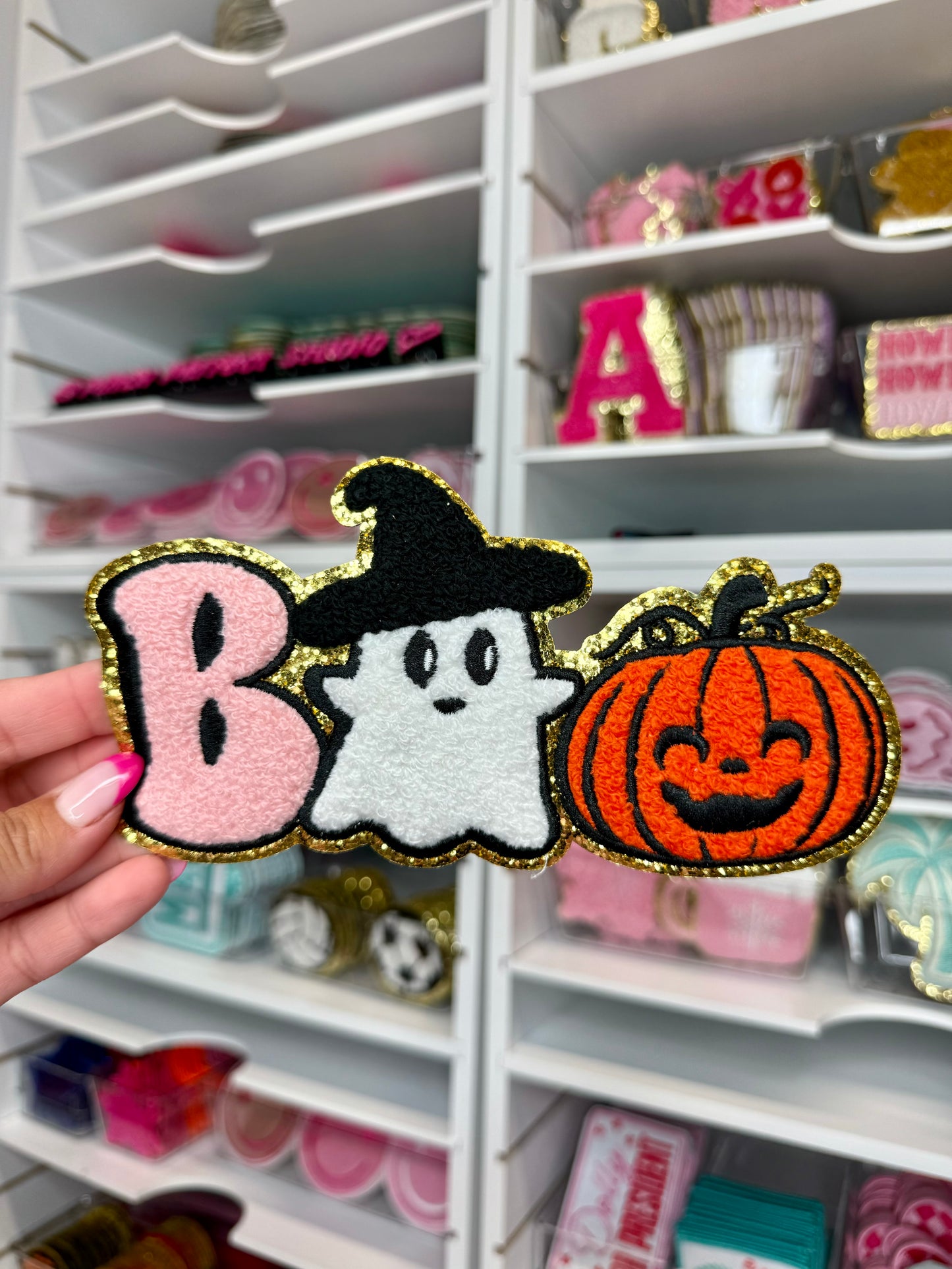 Boo Chenille Patch