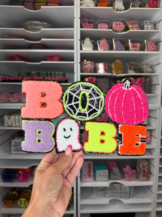 Boo Babe Chenille Patch