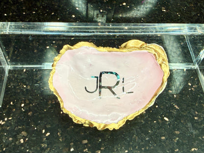 Light Pink Oyster Shell Ring Dish