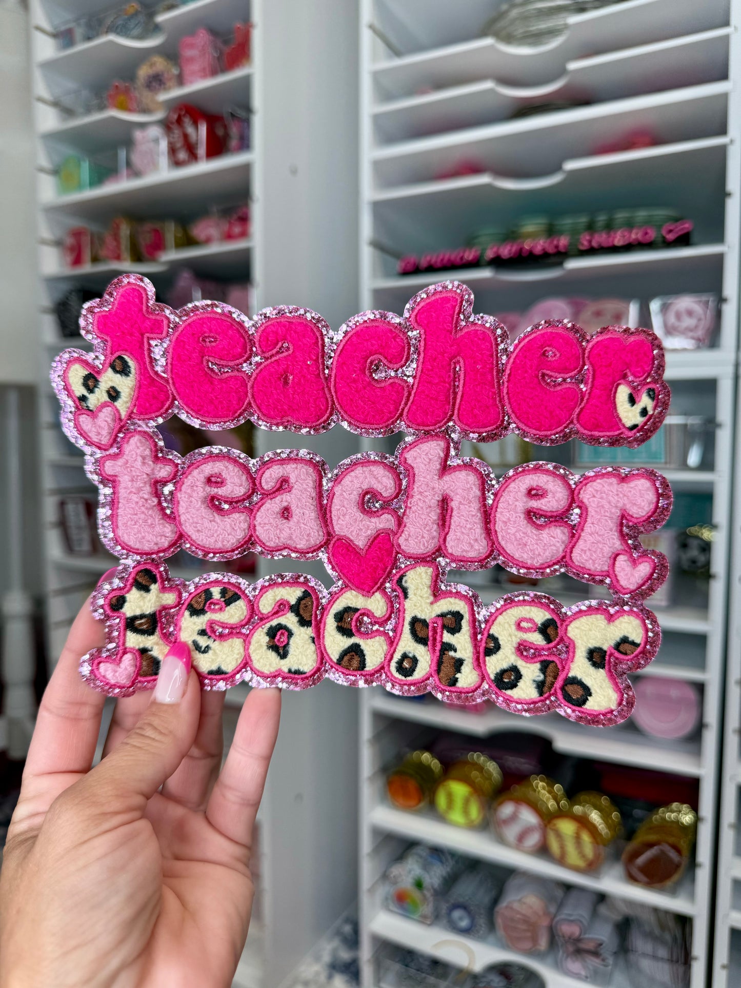 Calling All Teachers Chenille Patch