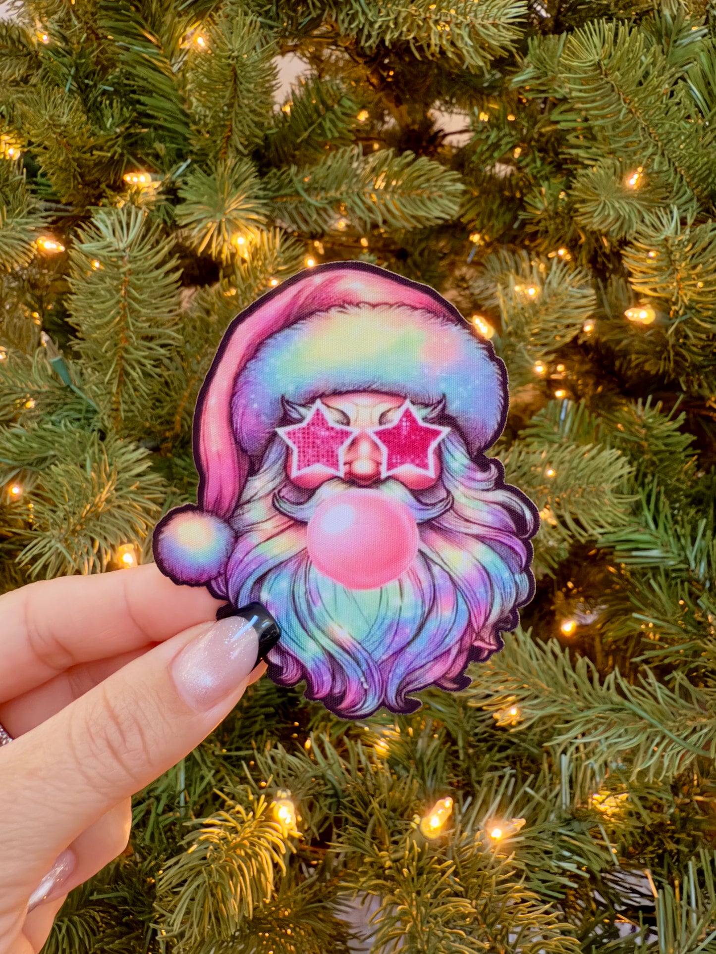 Santa Bubble Gum Patch