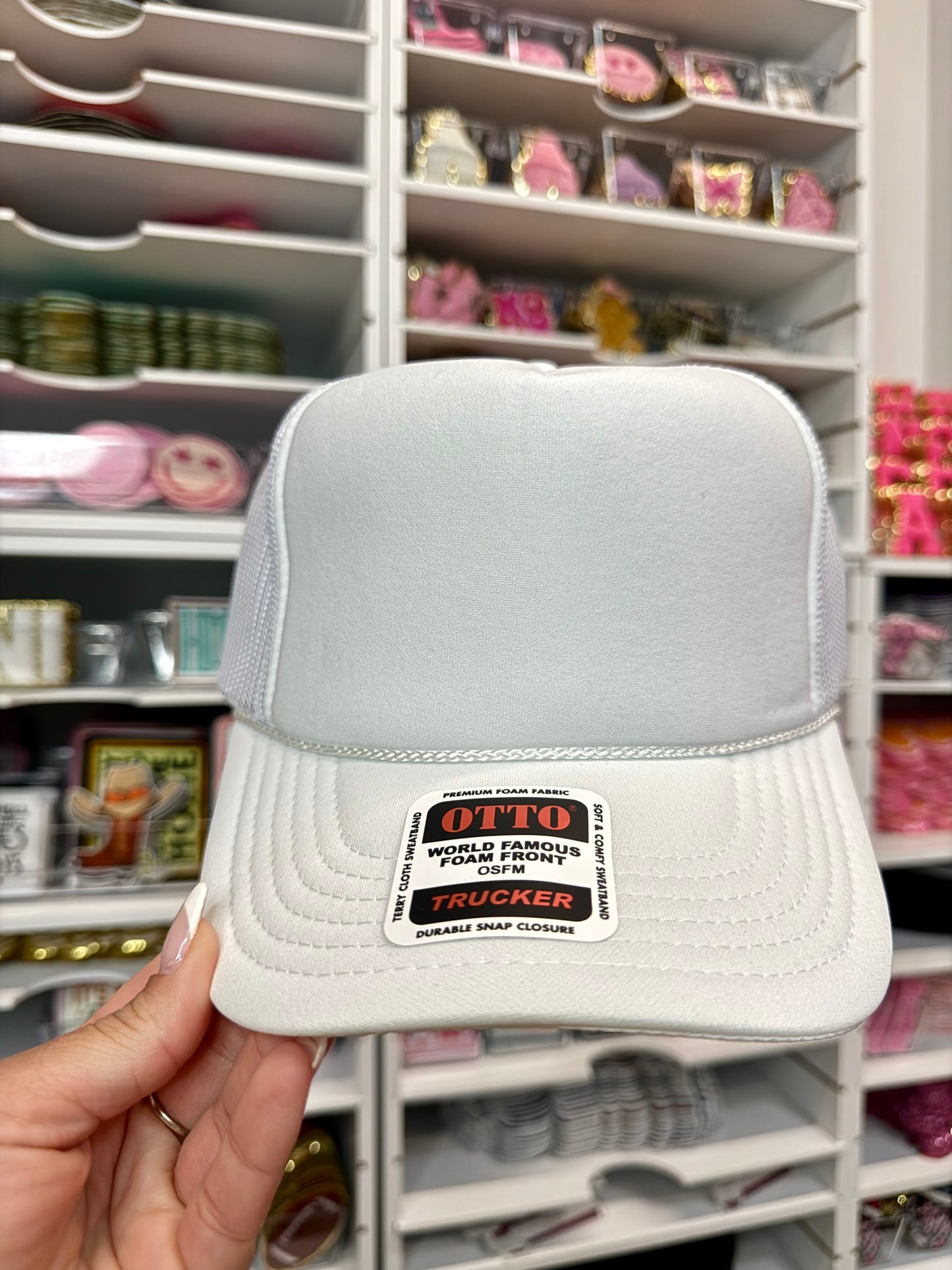 White Otto Trucker Hat