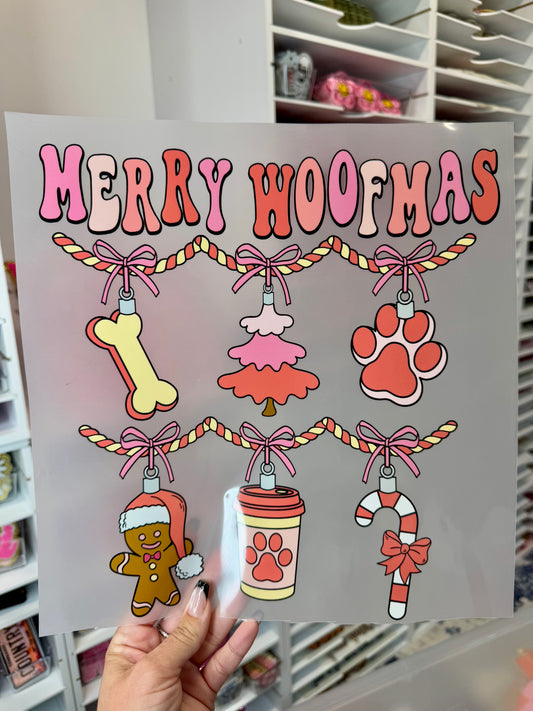 Merry Woofmas DTF Transfer