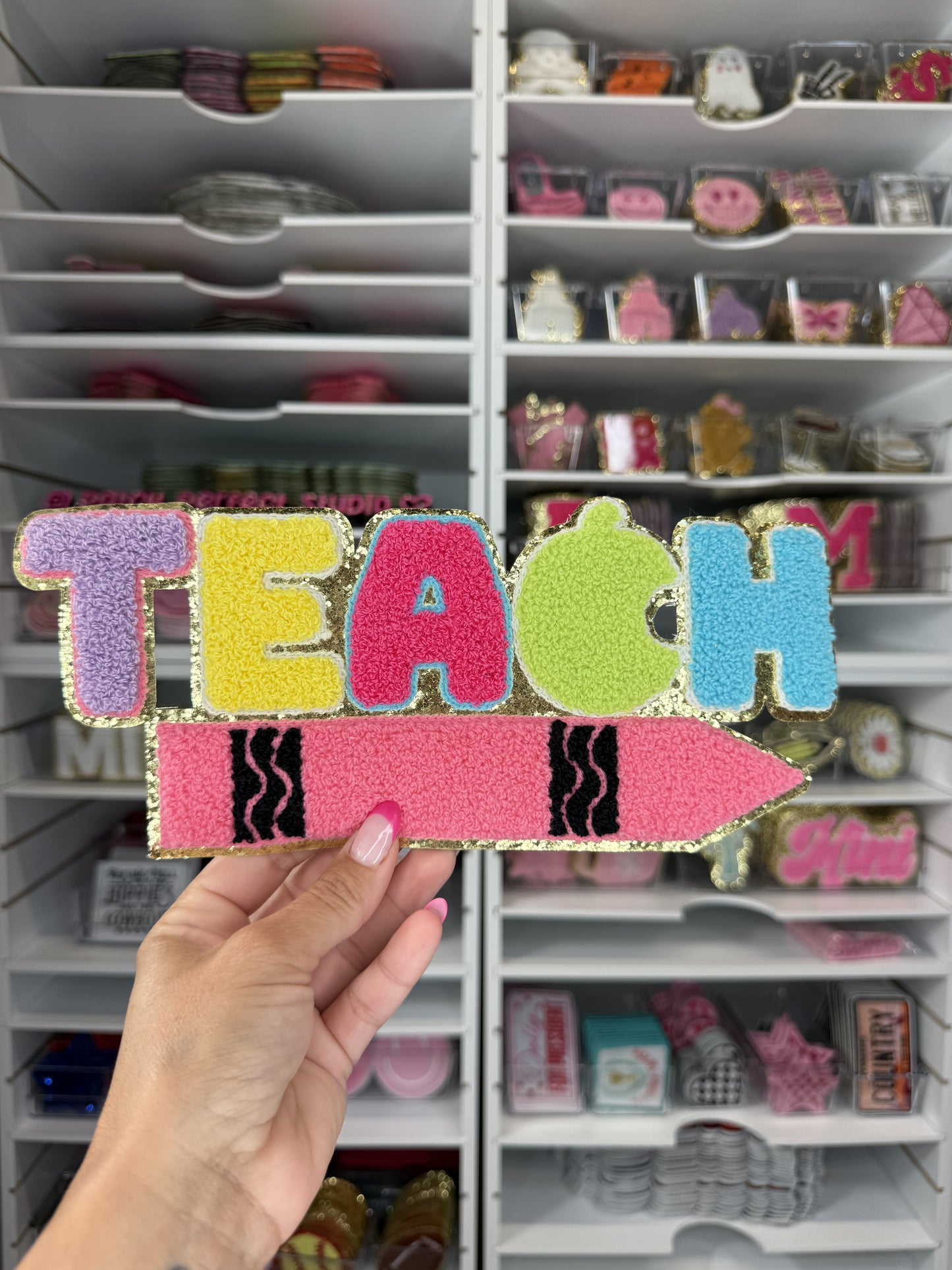 Teach Chenille Patch