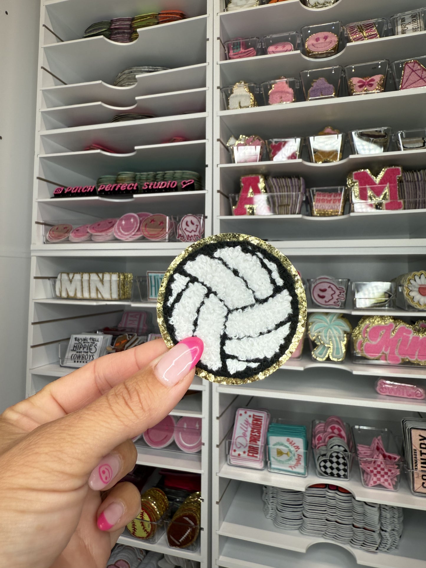 Volleyball Chenille Patch